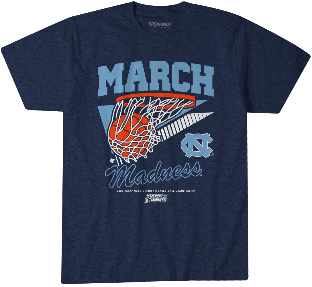 UNC Tar Heels MBB & WBB: 2026 March Madness Retro Swish 1