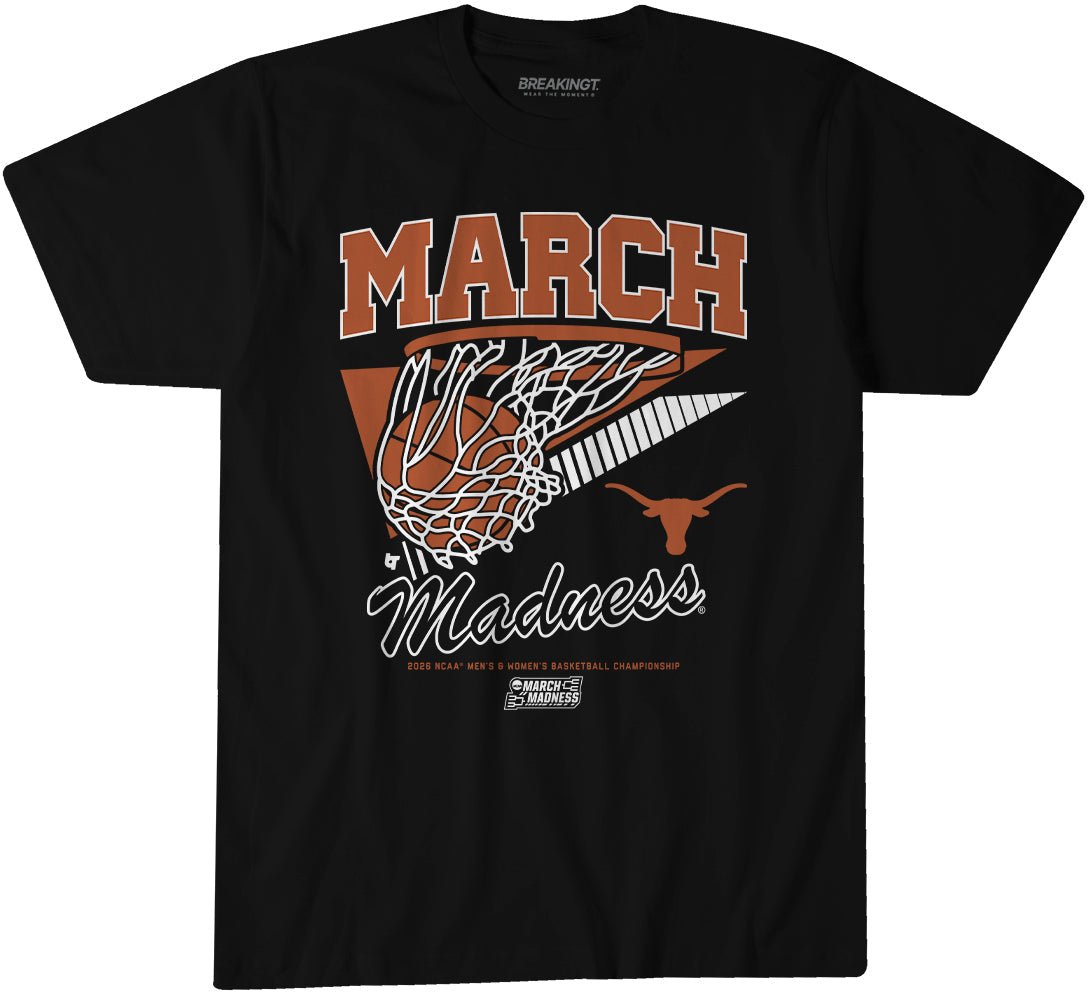 Texas Longhorns MBB & WBB: 2026 March Madness Retro Swish 1
