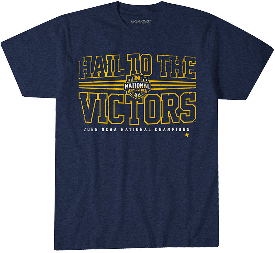 Michigan Wolverines MBB: 2026 National Champions Hail to the Victors 1