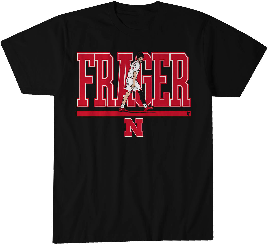 Nebraska Basketball: Braden Frager Name Pose 1
