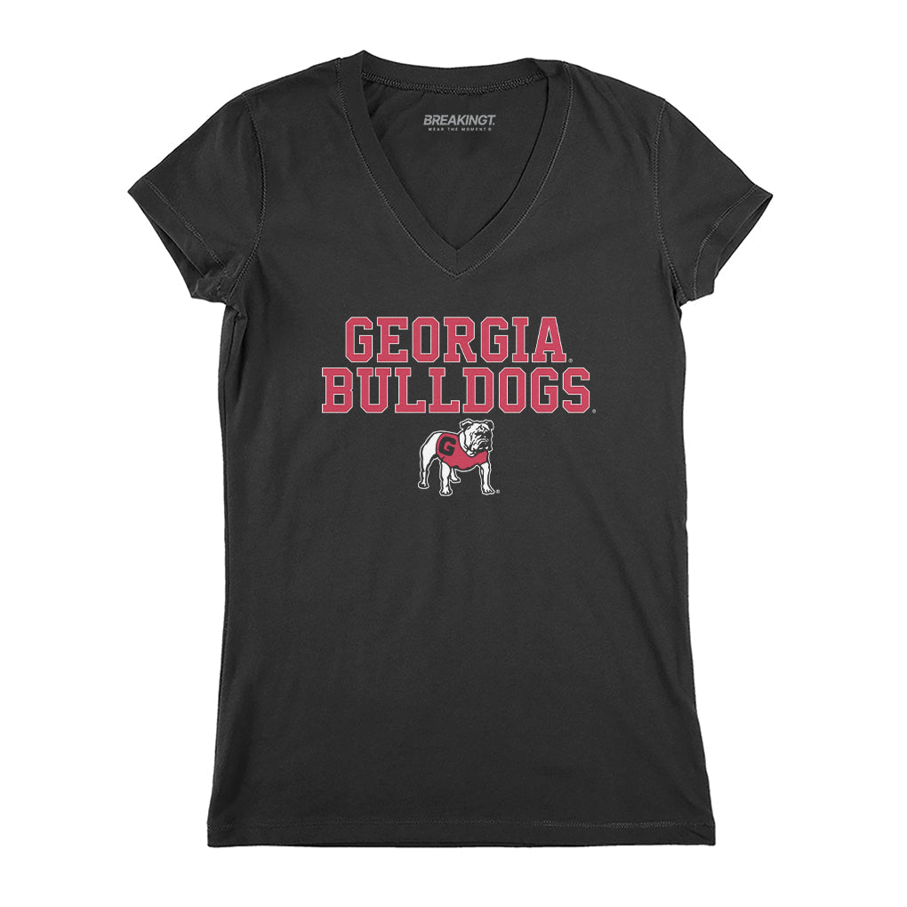 Georgia Bulldogs: Text Logo Stack 6