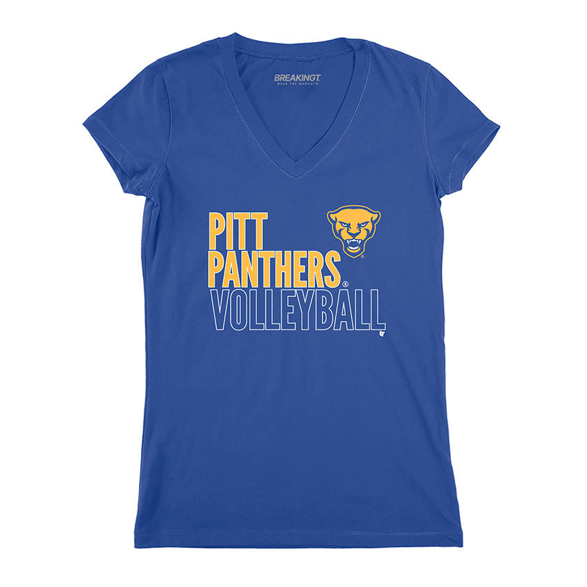 Pitt Volleyball: Text Logo Overlay 3