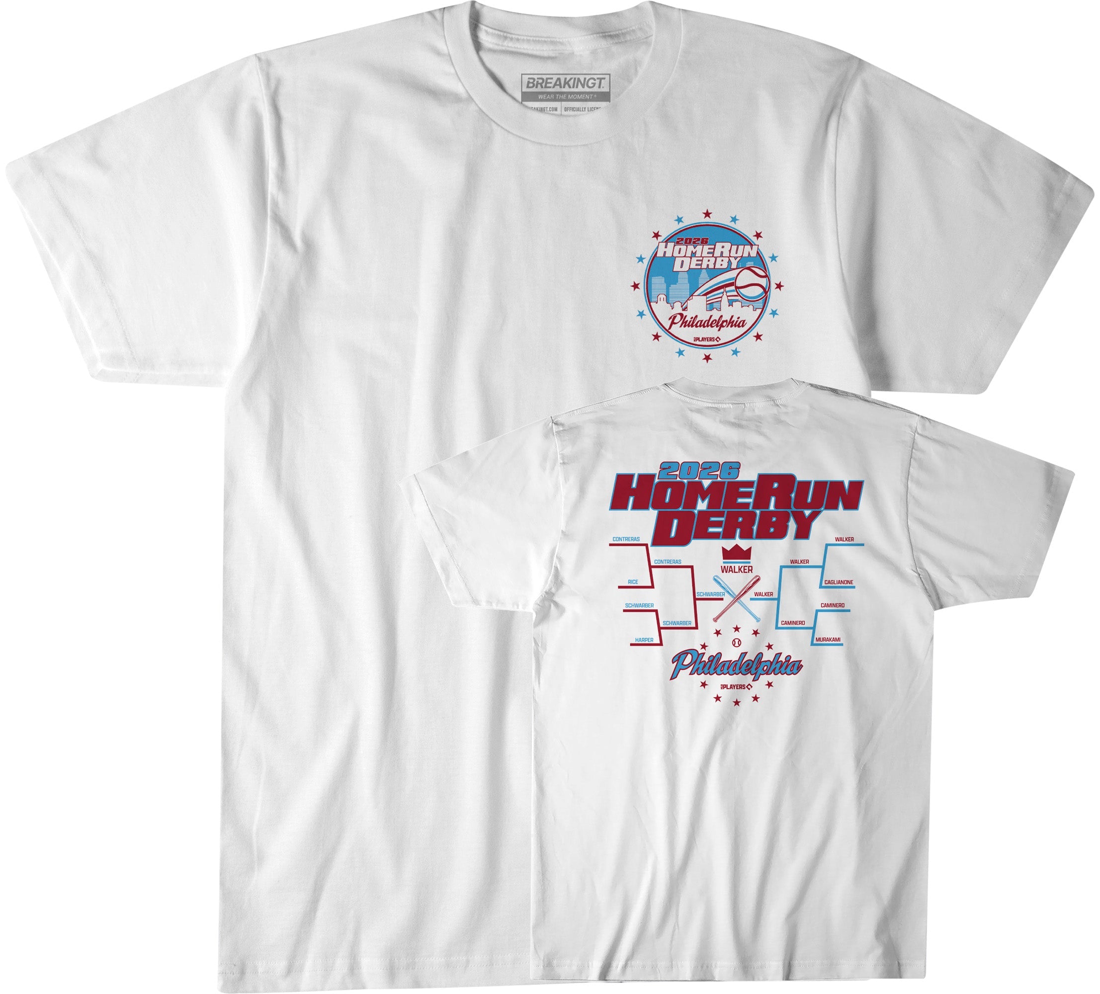 Home Run Derby Bracket Tee 2