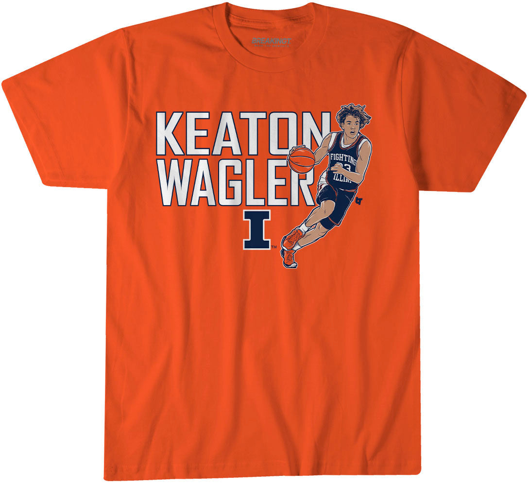 Illinois Basketball: Keaton Wagler Name Pose 1