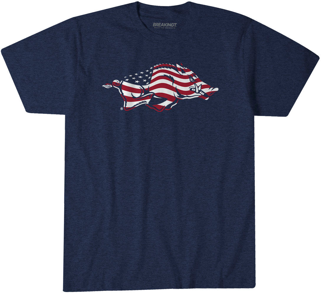 Arkansas Razorbacks: Patriotic Marks Primary Logo 1