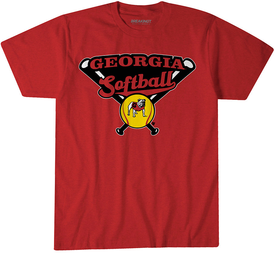 Georgia Softball: Crossed Bats 1