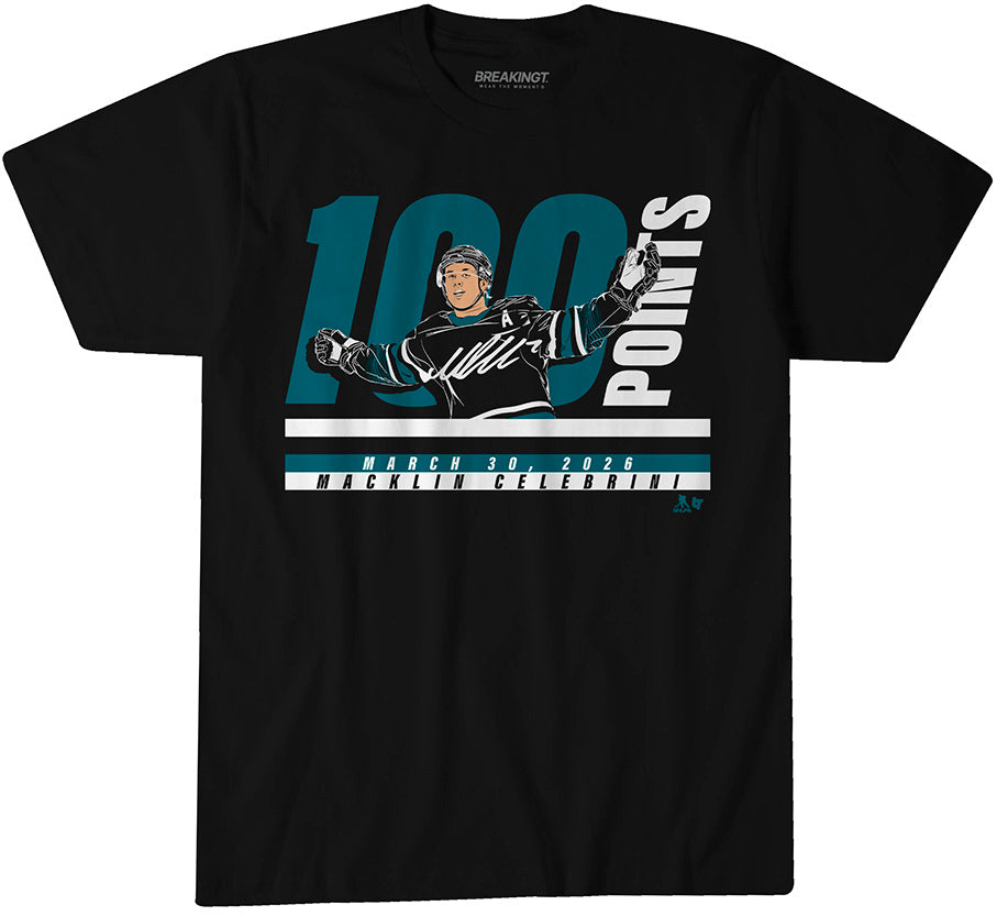 Macklin Celebrini: 100 Points 1