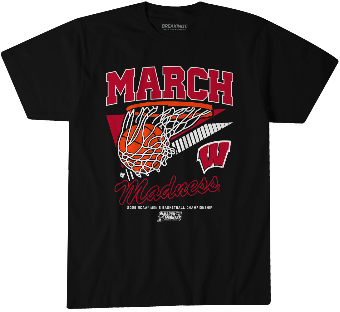 Wisconsin Badgers MBB: 2026 March Madness Retro Swish 1