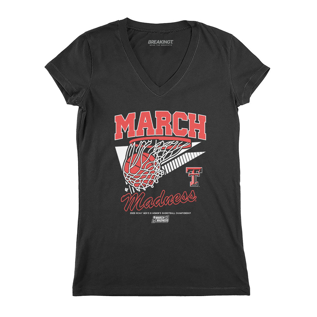 Texas Tech Red Raiders MBB & WBB: 2026 March Madness Retro Swish 2