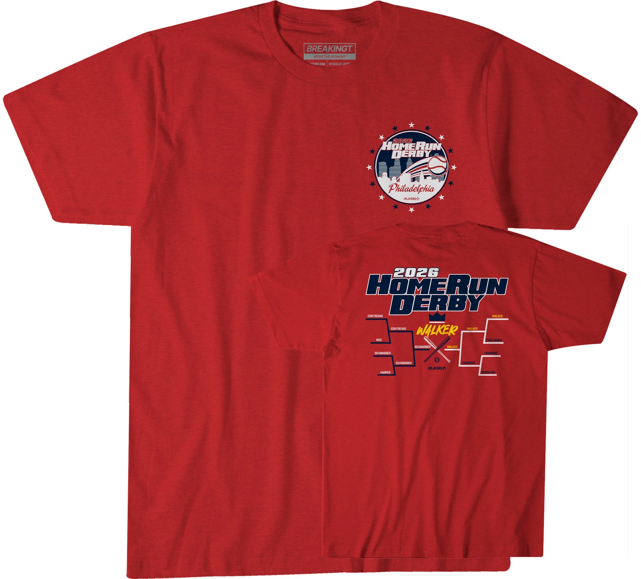 Home Run Derby Bracket Tee 1