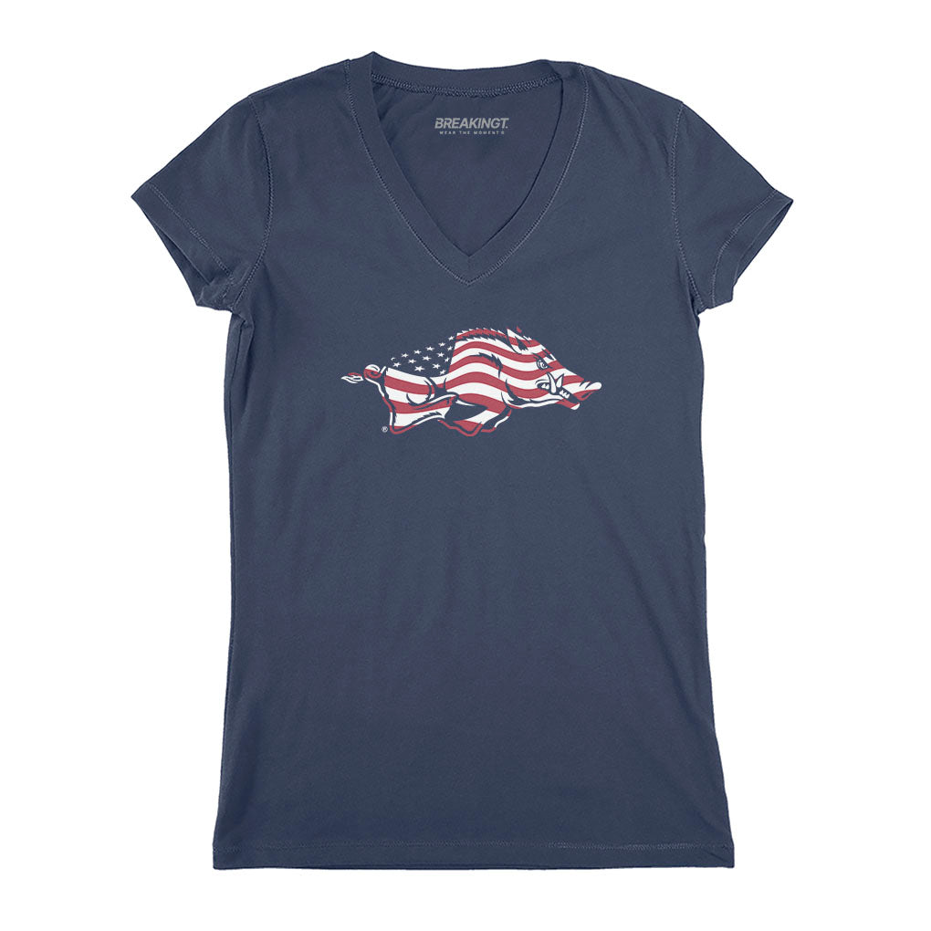 Arkansas Razorbacks: Patriotic Marks Primary Logo 3