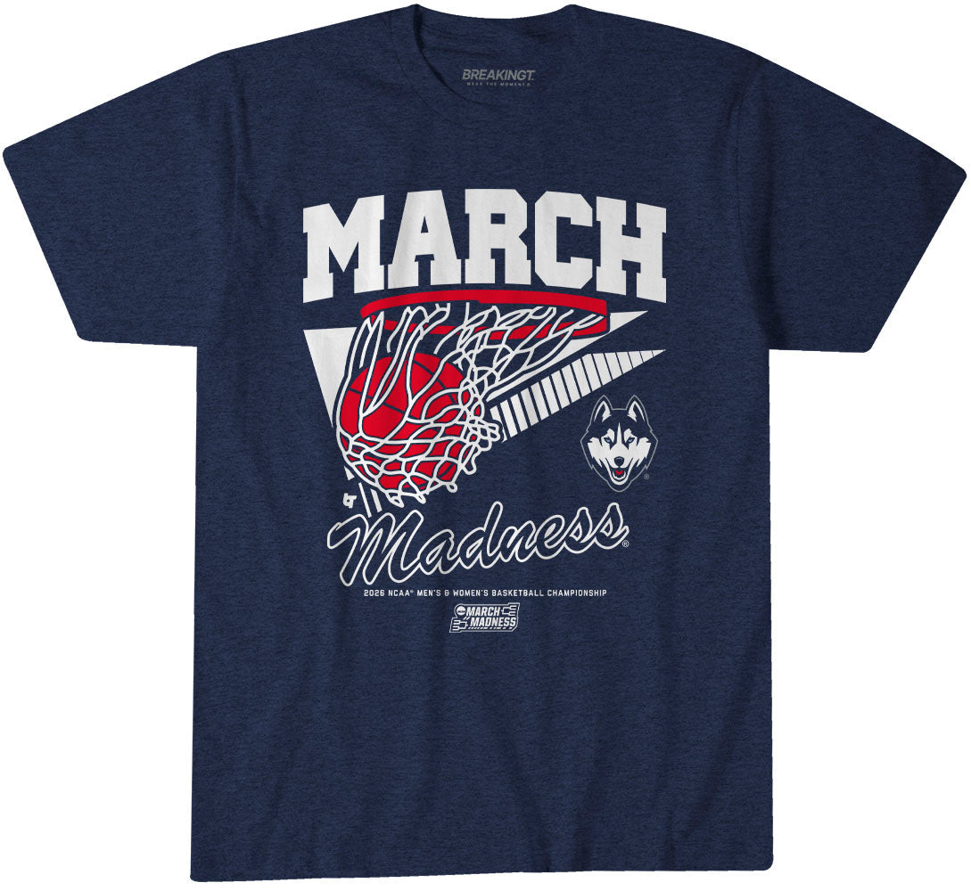 UConn Huskies MBB & WBB: 2026 March Madness Retro Swish 1