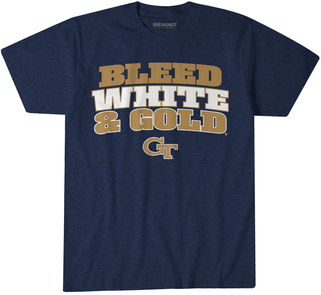 Georgia Tech Yellow Jackets: Bleed White & Gold 1