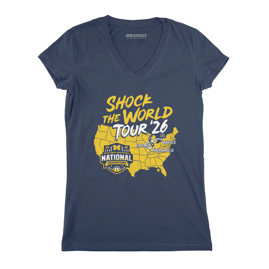Michigan Wolverines MBB: 2026 National Champions Shock the World Tour 3