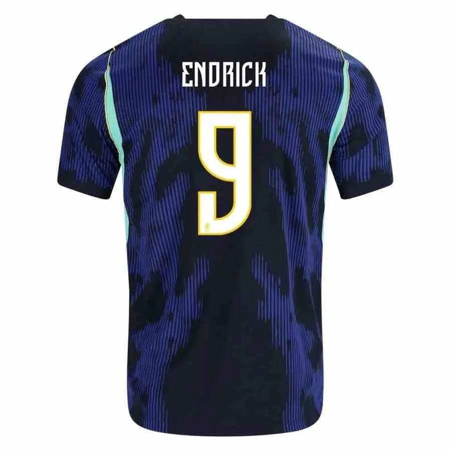 Nike 2026 Brazil Men's Authentic Away Soccer Jersey 13