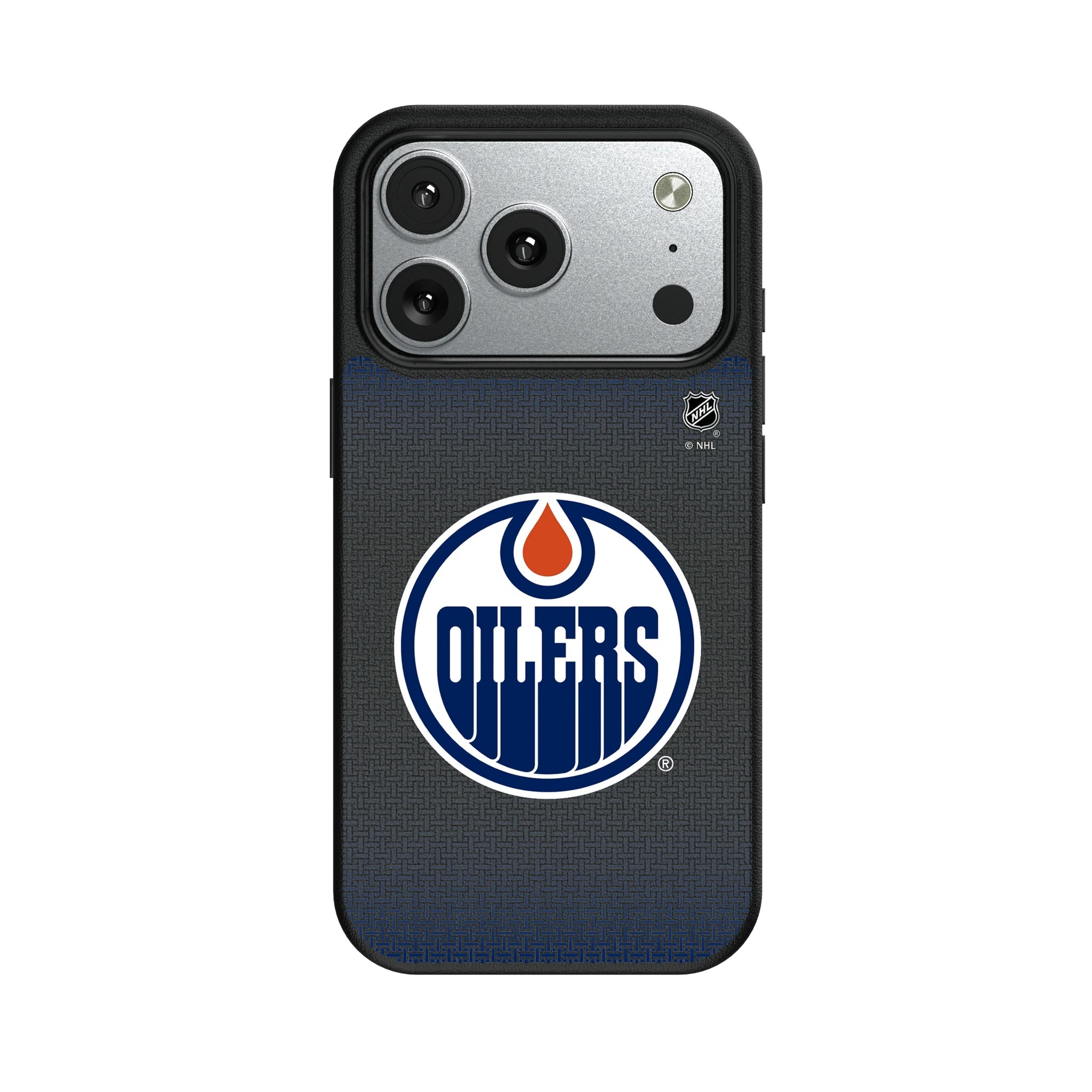 Edmonton Oilers Linen MagSafe Compatible Phone Case for Apple iPhone 9