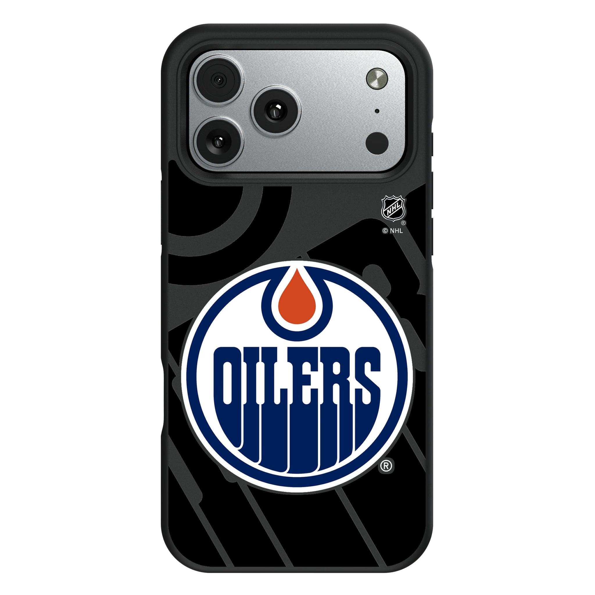 Edmonton Oilers Monocolor Tilt Bump Phone Case 11