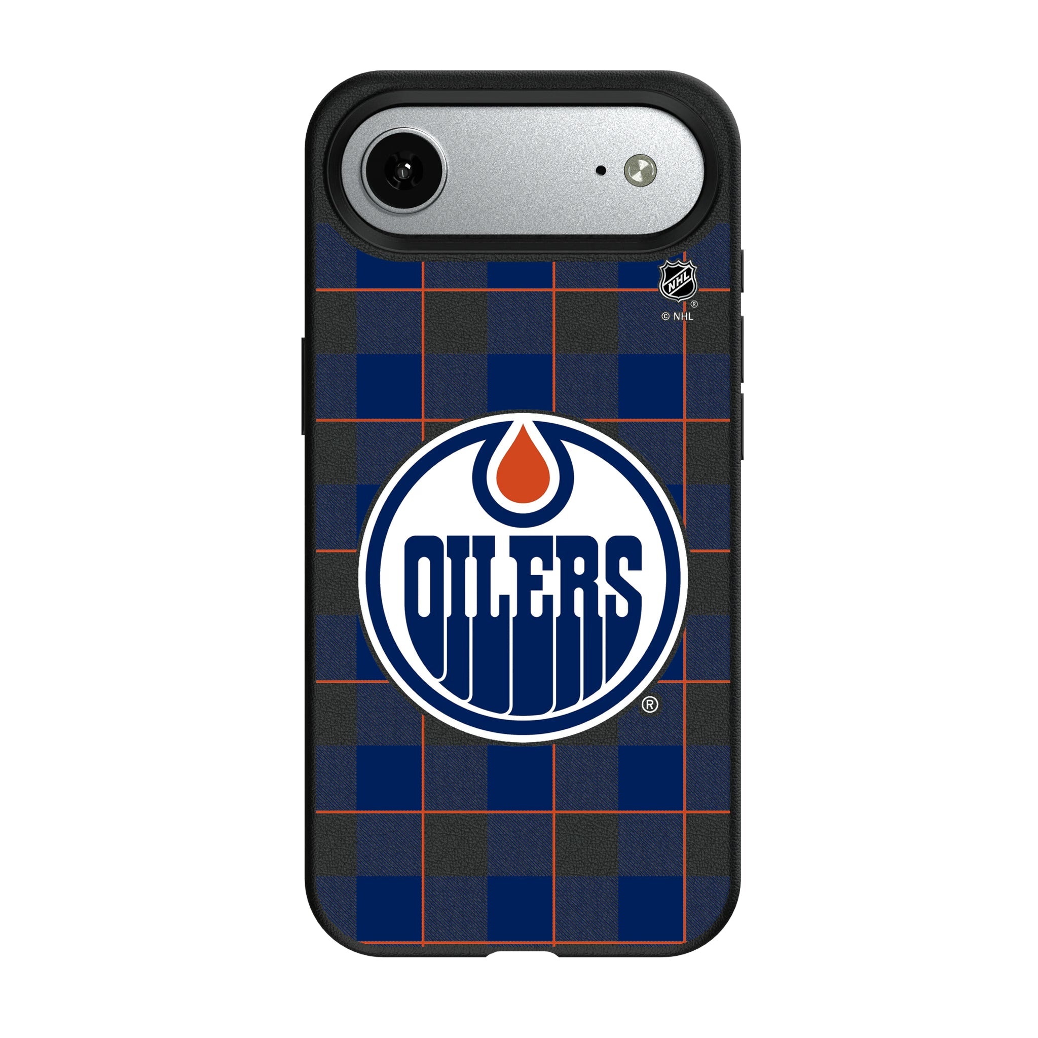 Edmonton Oilers Plaid MagSafe Compatible Phone Case for Apple iPhone 7