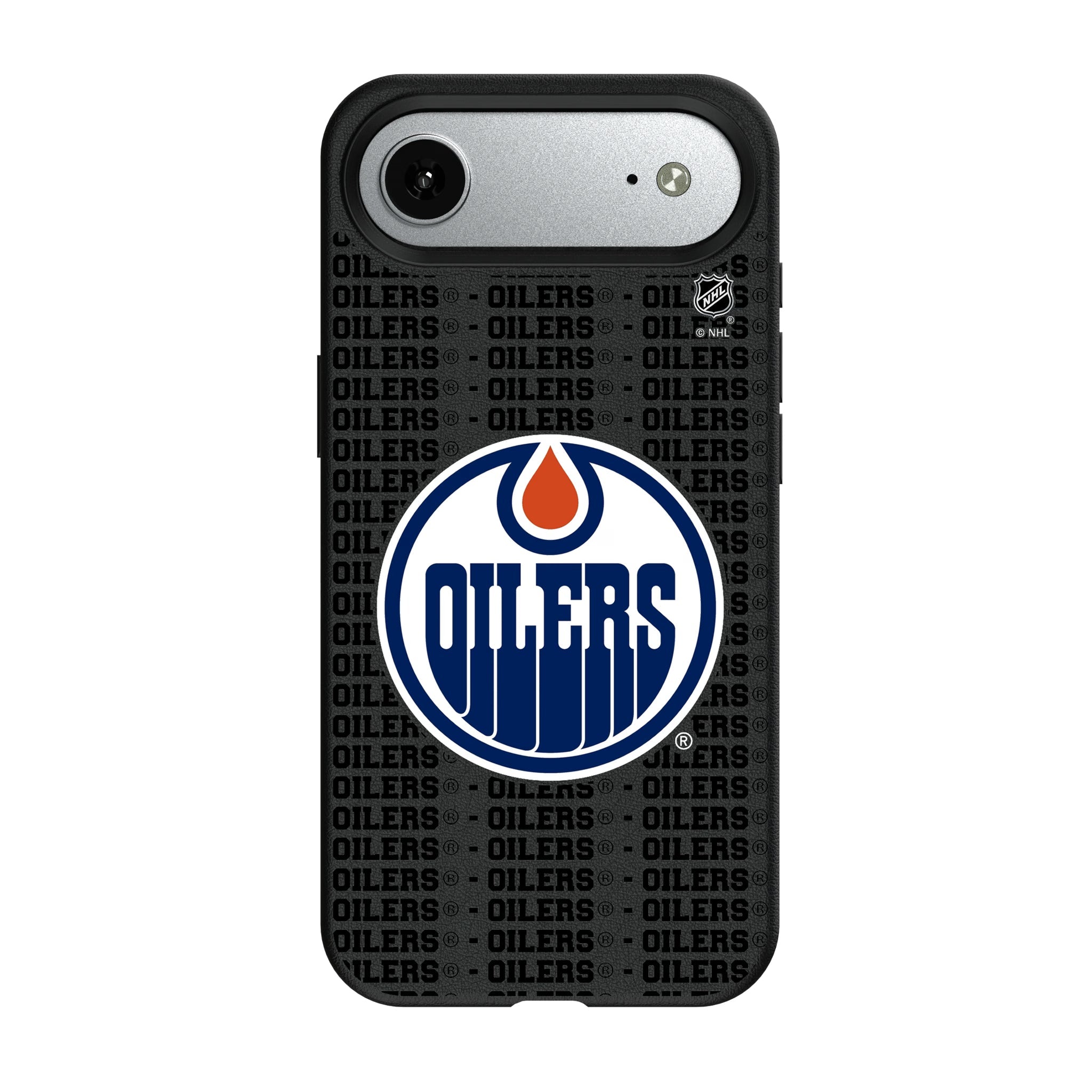 Edmonton Oilers Text Backdrop MagSafe Compatible Phone Case for Apple iPhone 8