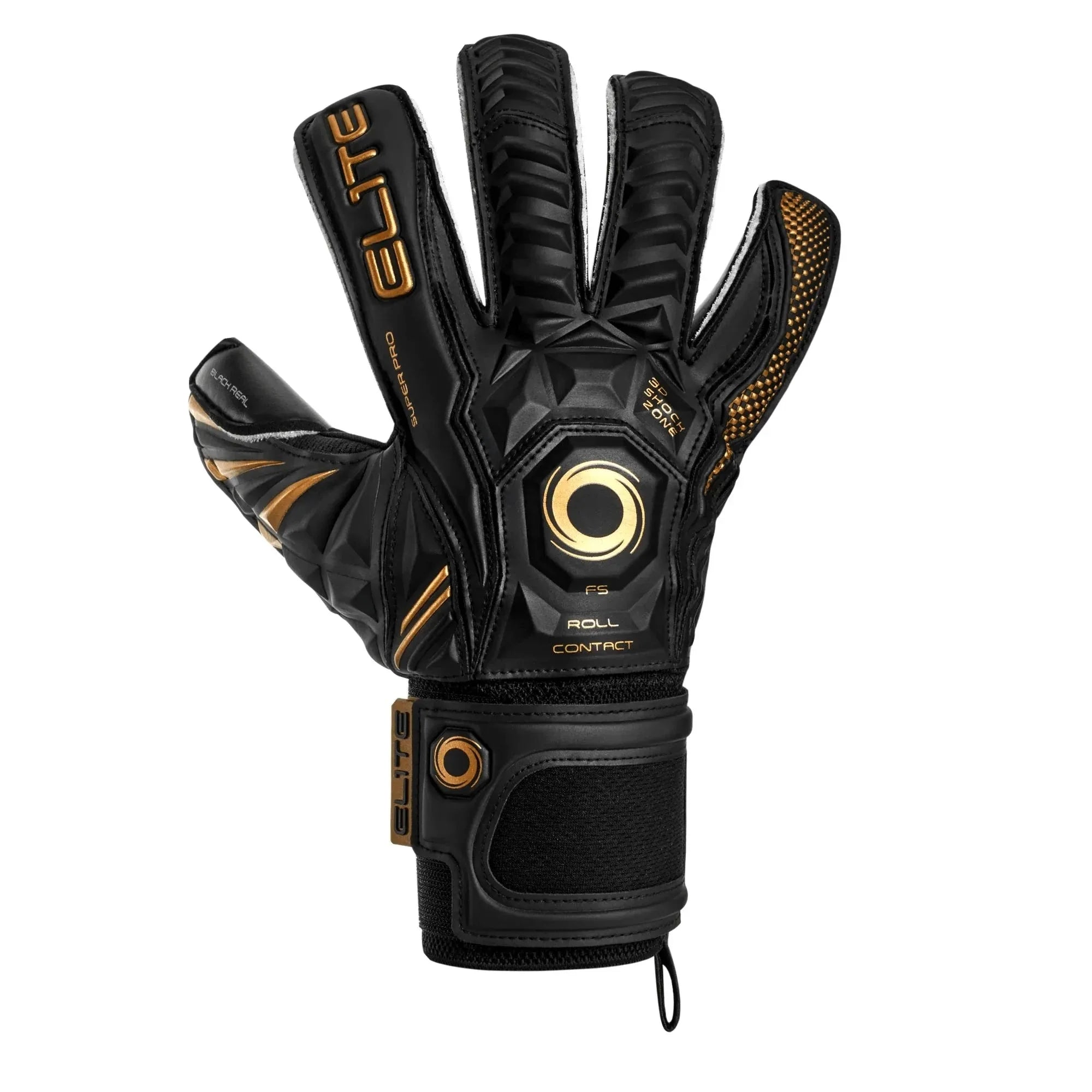 Elite Sport Black Real Goalkeeper Gloves 2
