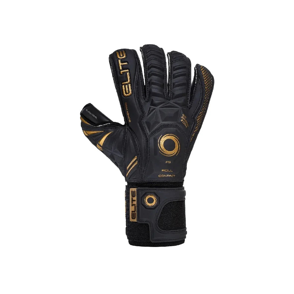 Elite Sport Black Real Goalkeeper Gloves 3