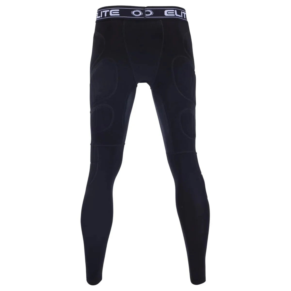 Elite Sport Youth Goalkeeper Padded Compression Leggings - Black 2