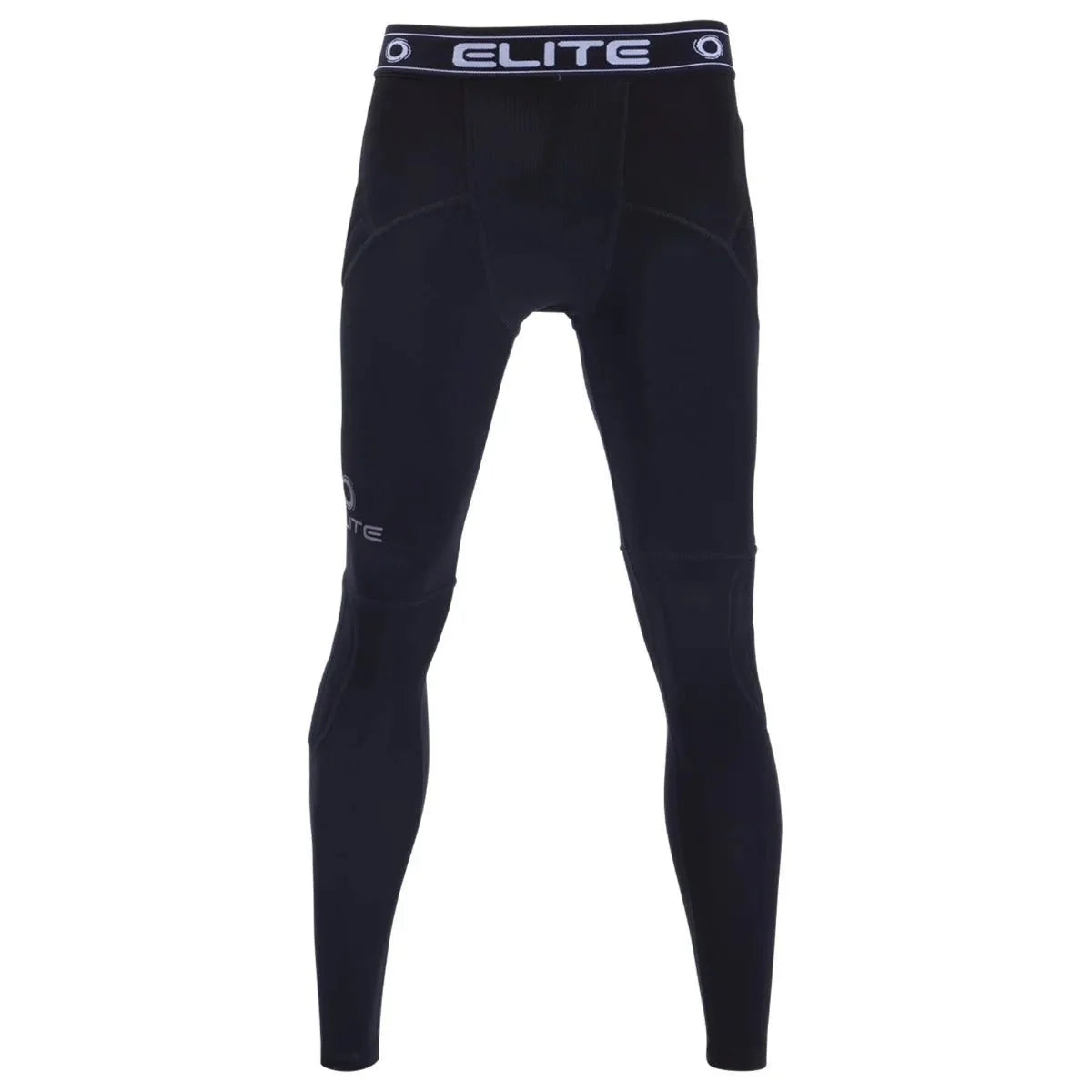 Elite Sport Youth Goalkeeper Padded Compression Leggings - Black 1
