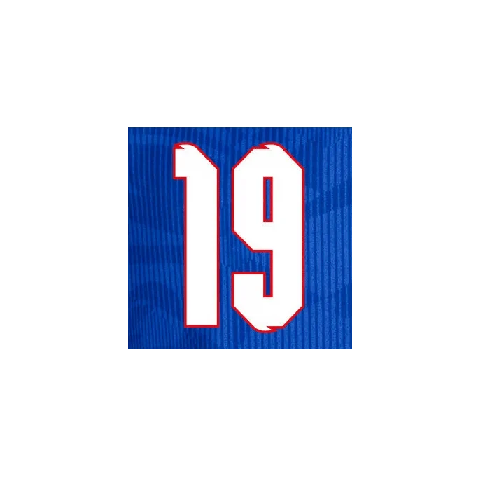 England 2020/21 Away Mount #19 Jersey Name Set 2
