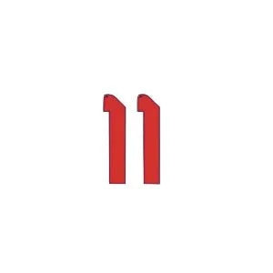 England 2020/22 Home Rashford #11 Jersey Name Set 2
