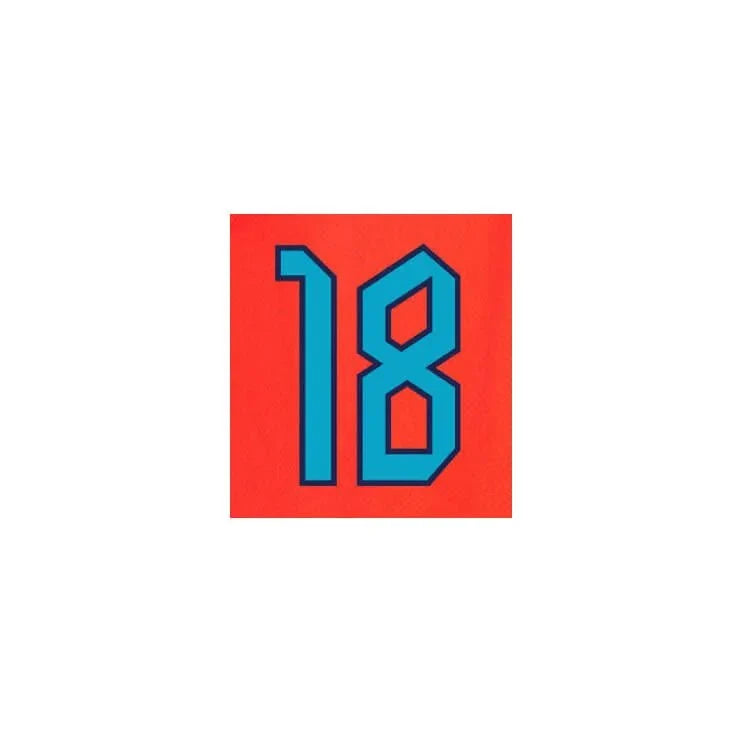 England 2022-23 Away Alexander-Arnold #18 Youth Jersey Name Set 2