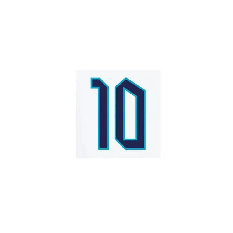 England 2022-23 Home Sterling #10 Jersey Name Set 2