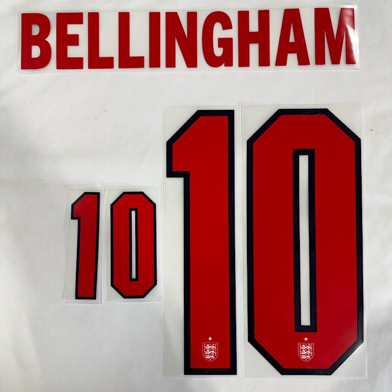 England 2026- Home BELLINGHAM #10 Official Name Set 1