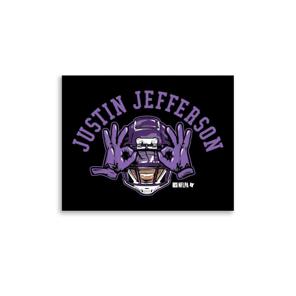 Justin Jefferson: The Griddy Art Print 1