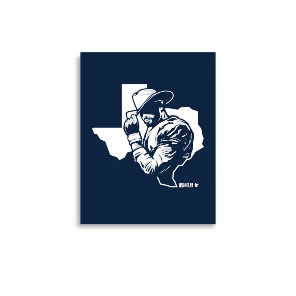 Lone Star QB Art Print 1
