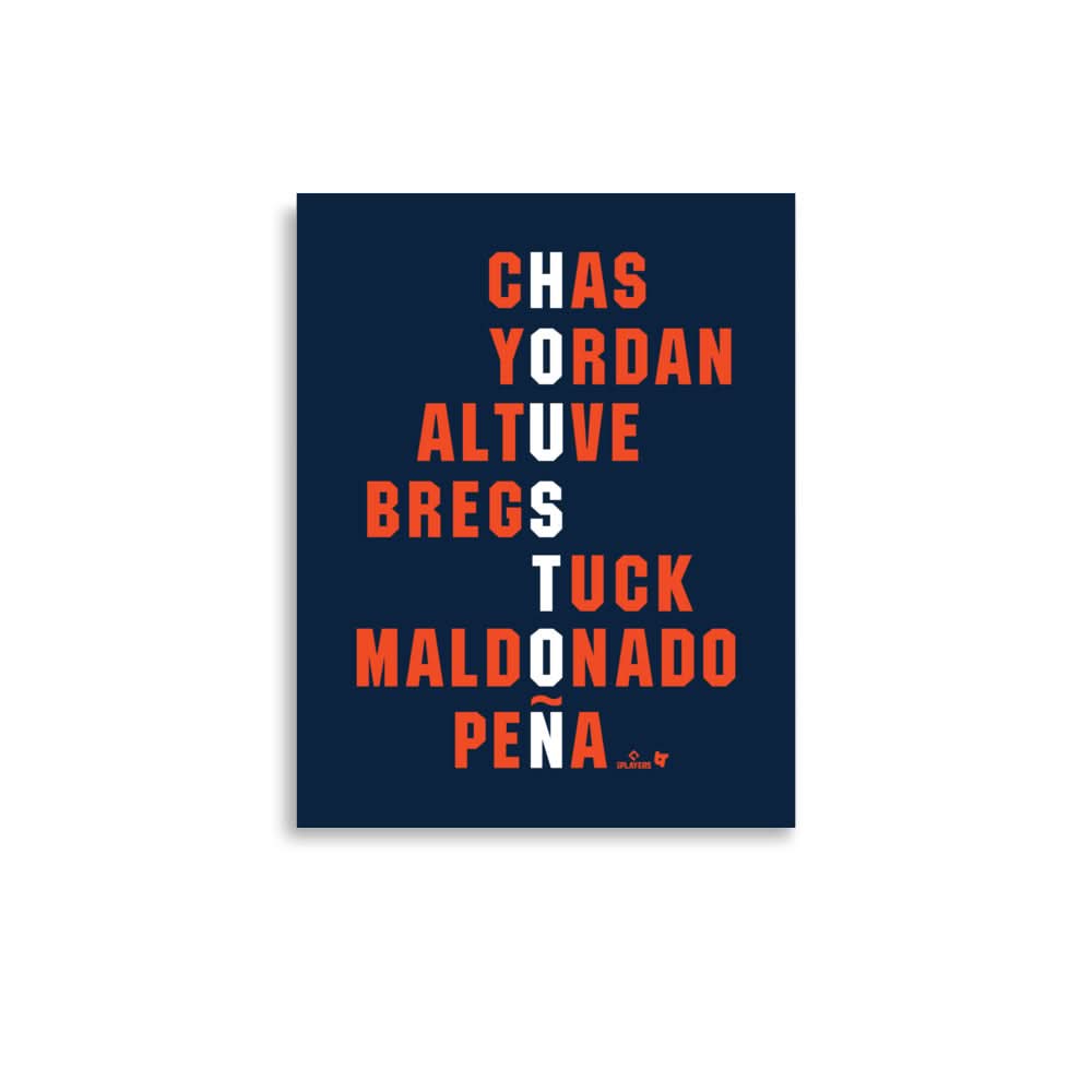 Houston Names Art Print 1