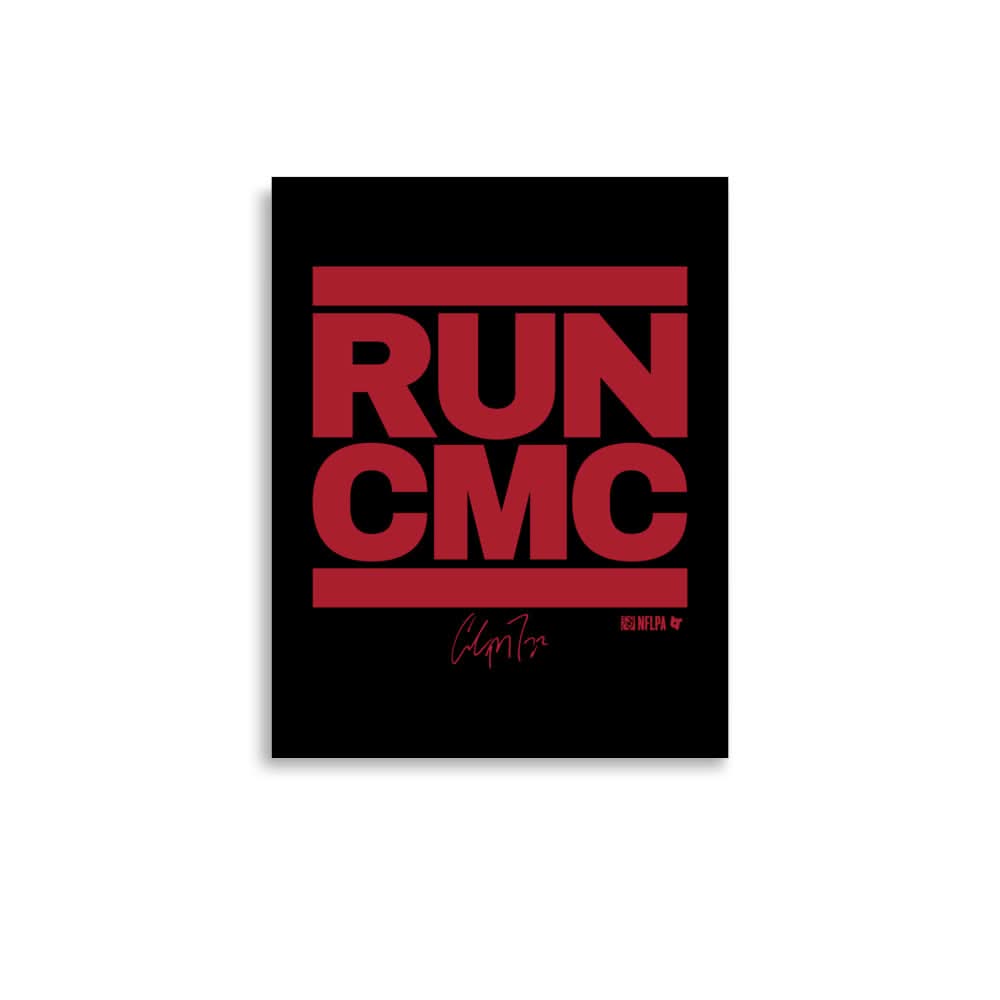 Christian McCaffrey: Run CMC San Francisco Art Print 2