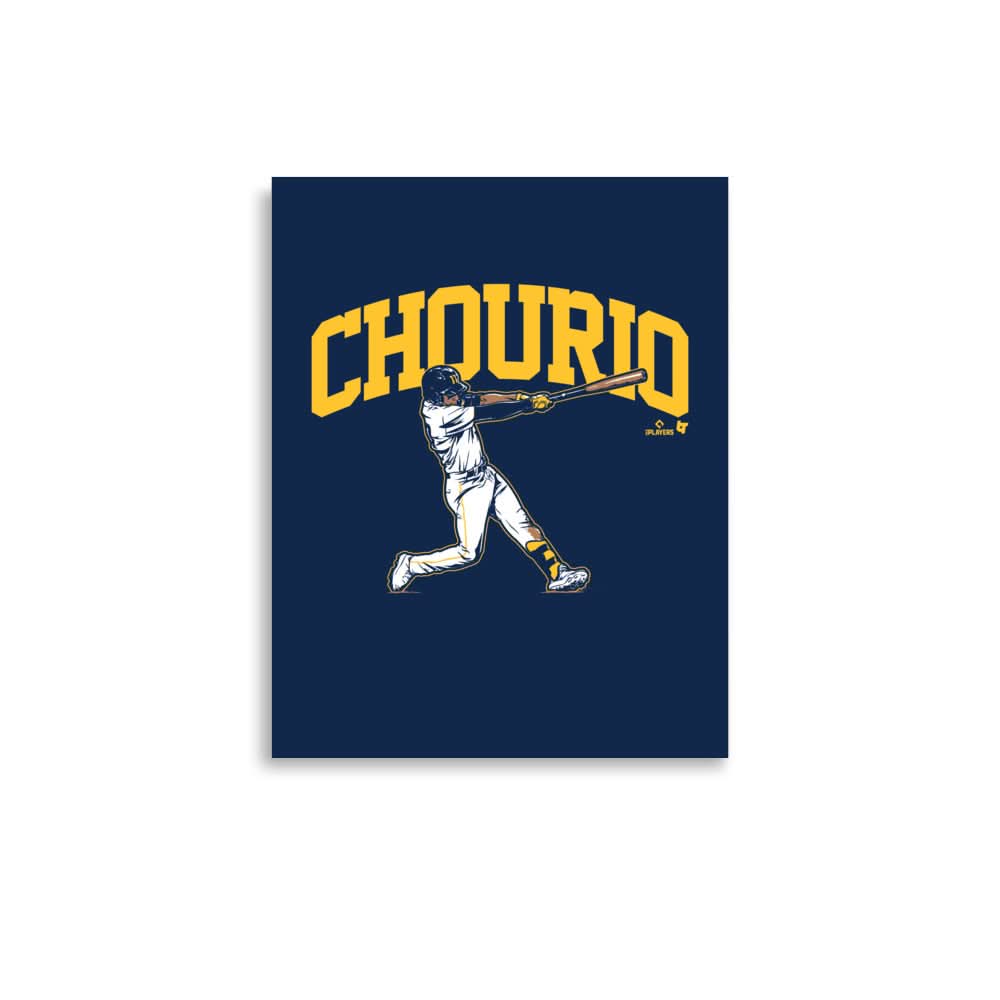 Jackson Chourio: Slugger Swing Art Print 3