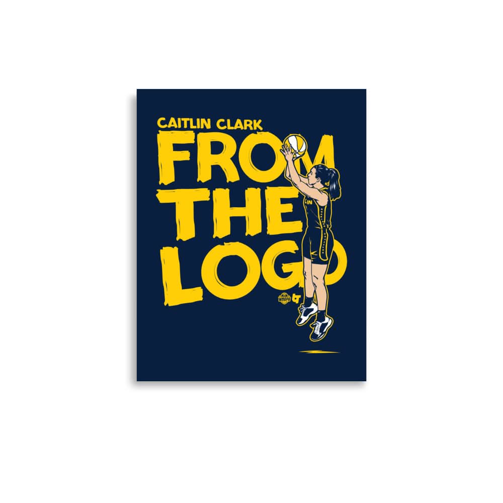 Caitlin Clark: From the Logo Art Print 1