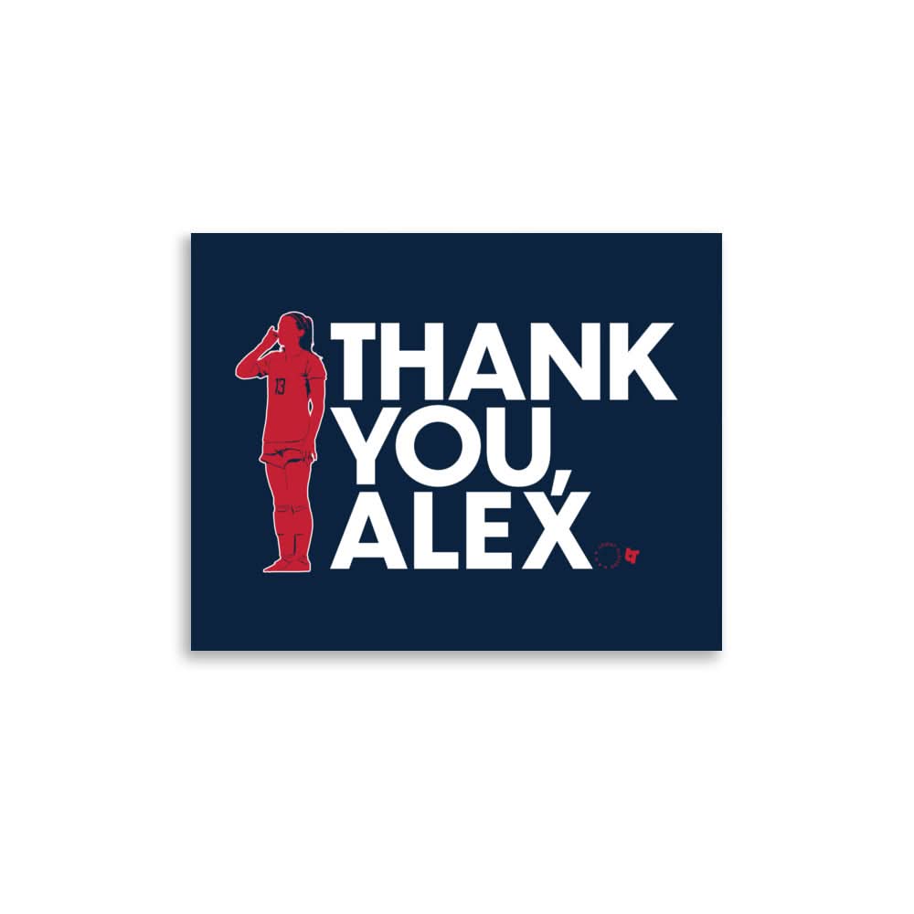 Alex Morgan: Thank You, Alex Art Print 1