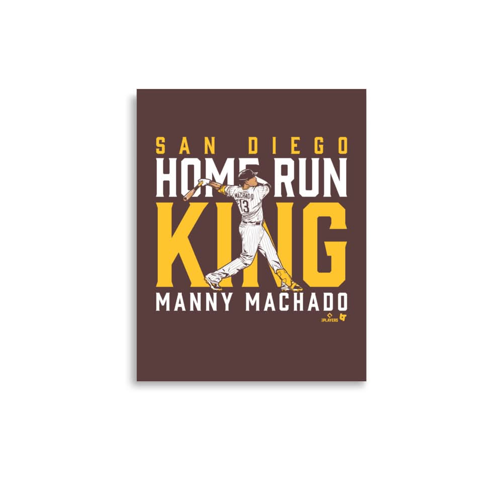 Manny Machado: San Diego Home Run King Art Print 1