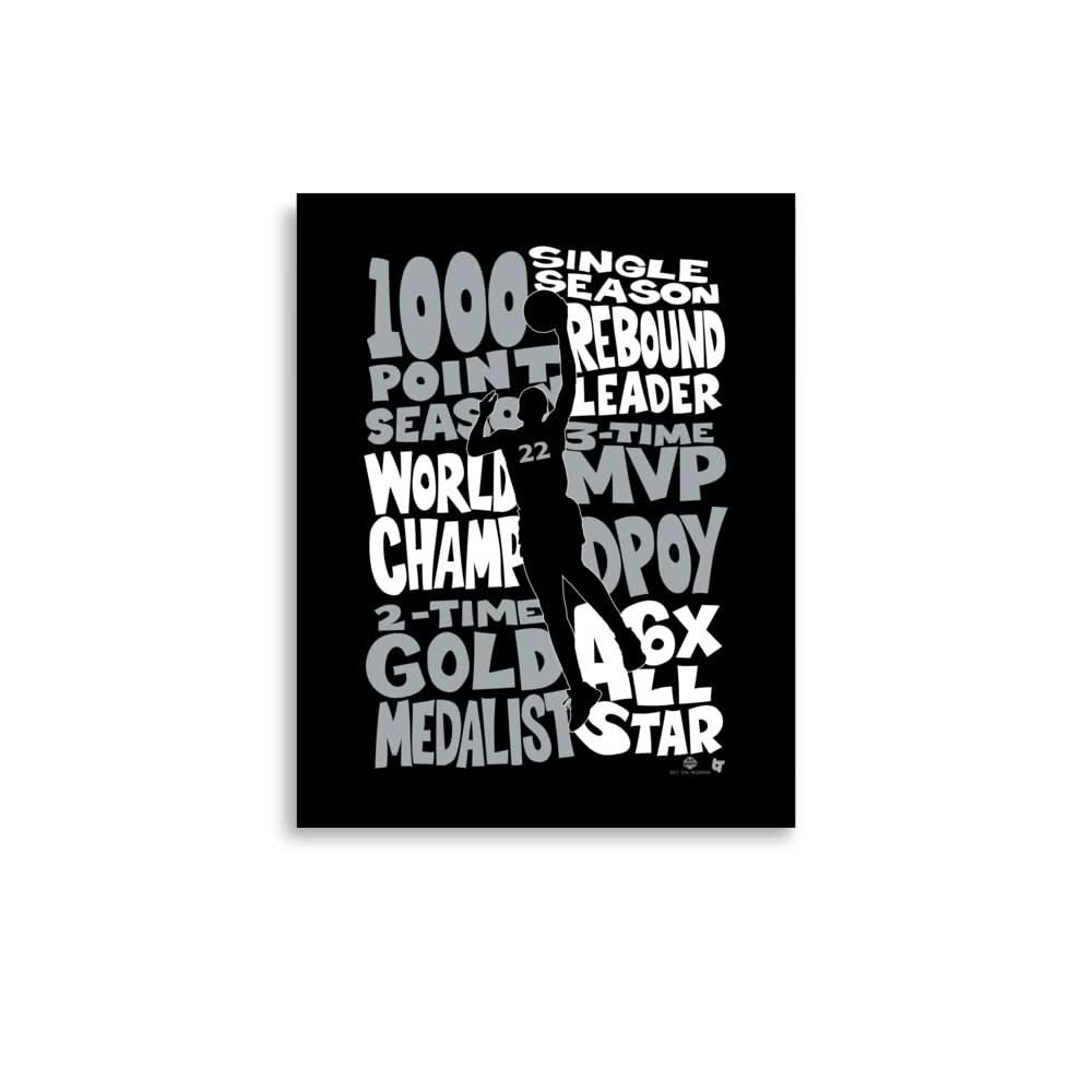 A'ja Wilson: MVP Things Art Print 1