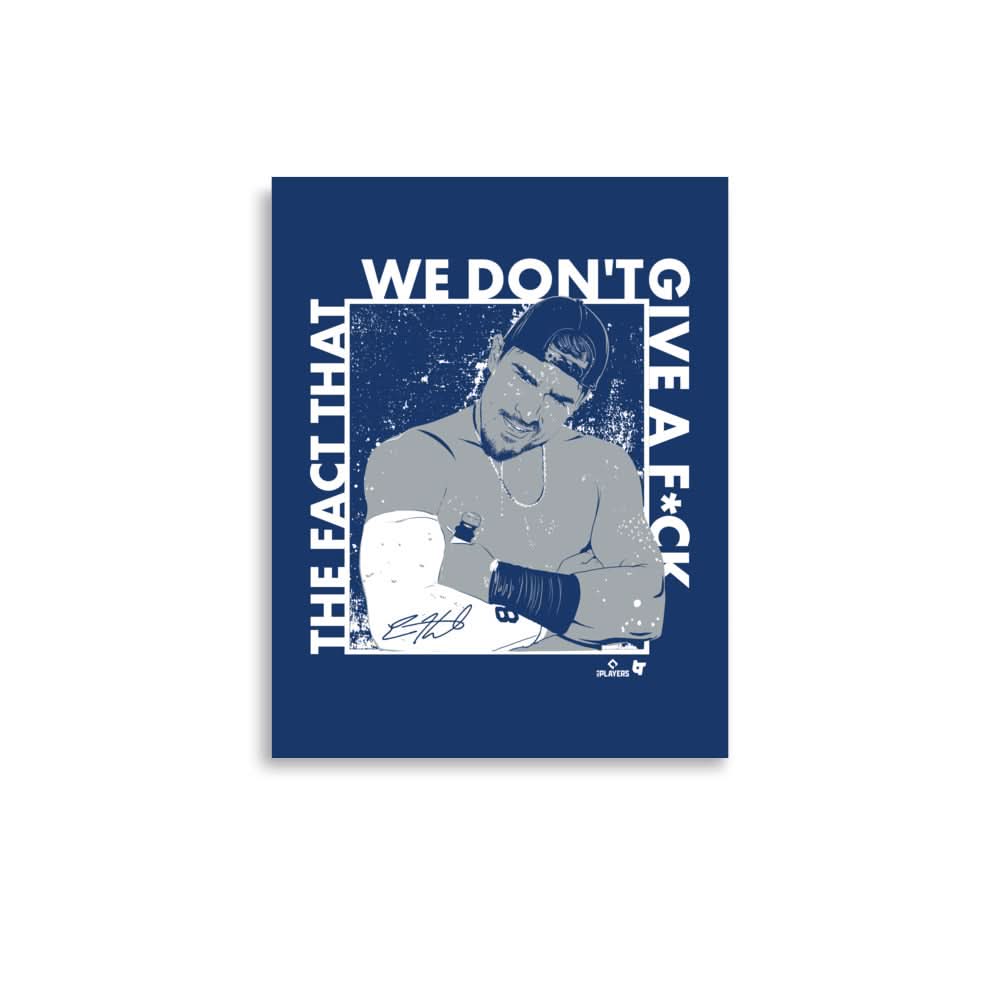 Kike Hernandez: The Fact That We Don't Give a F*** Art Print 1
