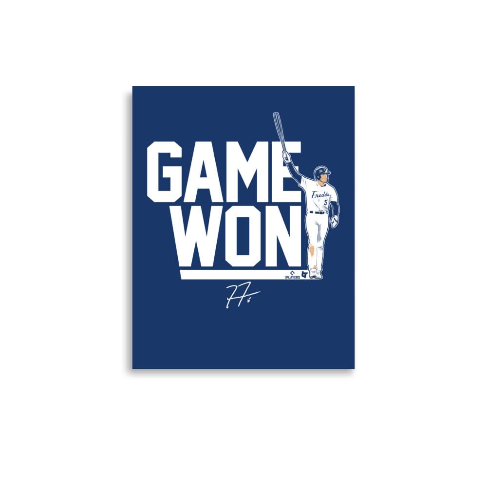Freddie Freeman: Game Won Art Print 1