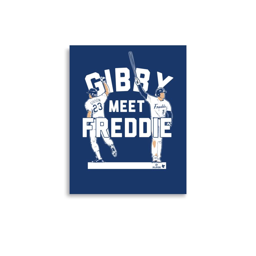 Kirk Gibson & Freddie Freeman: Gibby Meet Freddie Art Print 1