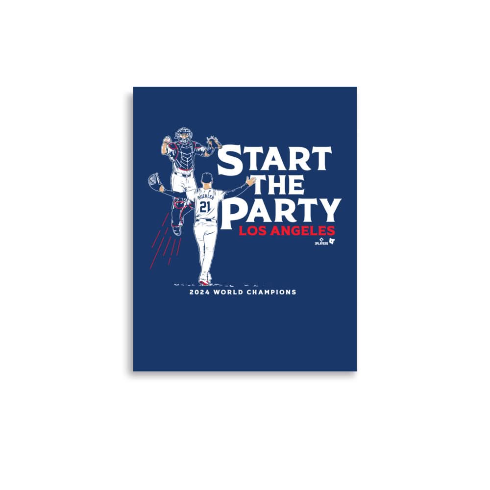 Walker Buehler & Will Smith: Start the Party Los Angeles Art Print 1
