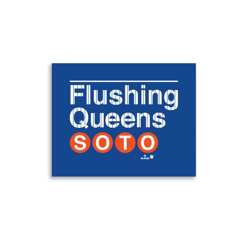 Juan Soto: Subway Platform Sign Art Print 1