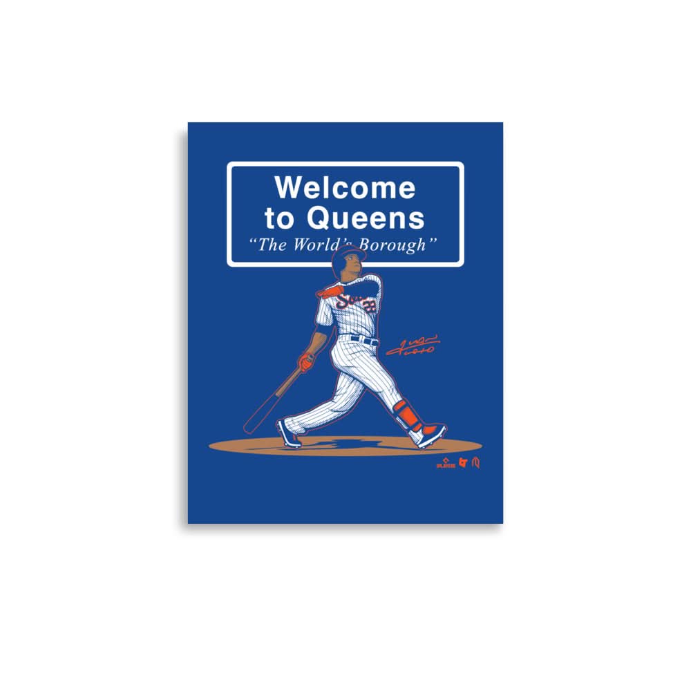 Juan Soto: Welcome to Queens Sign Art Print 1