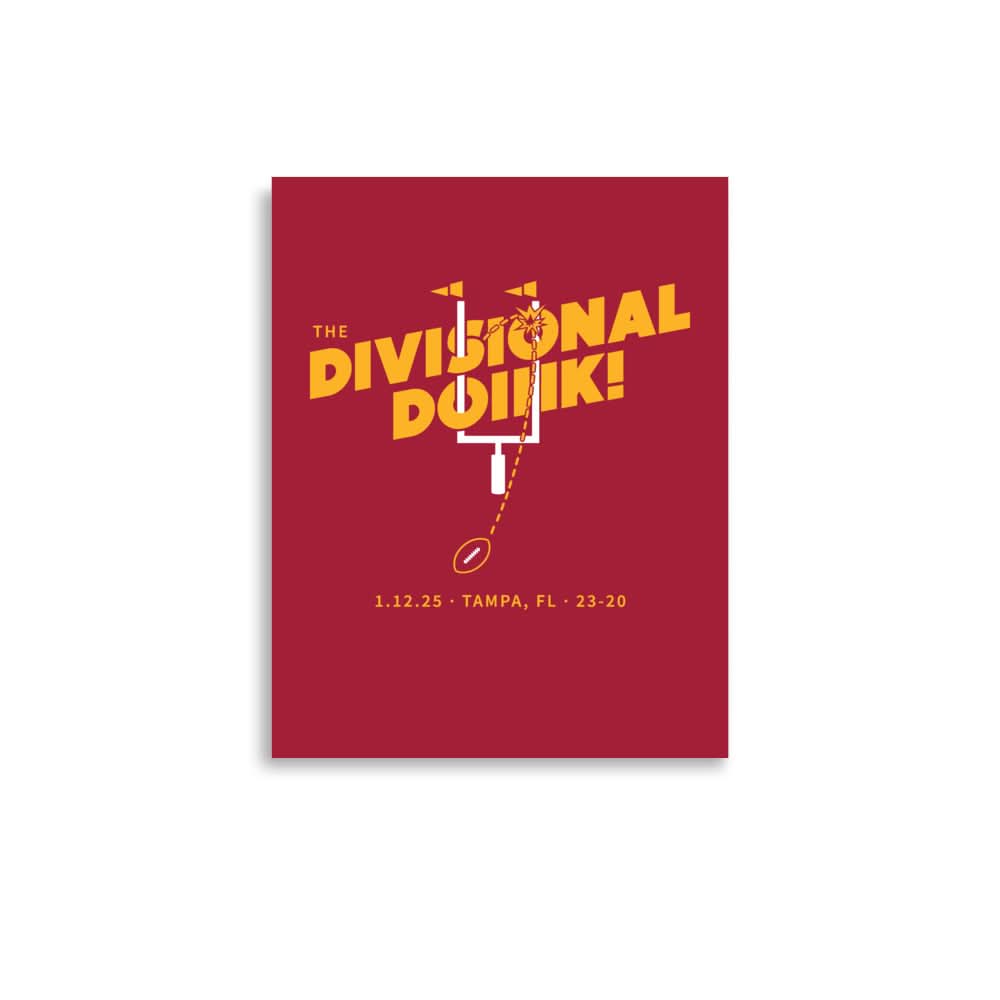 Washington Football: The Divisional Doink Art Print 1