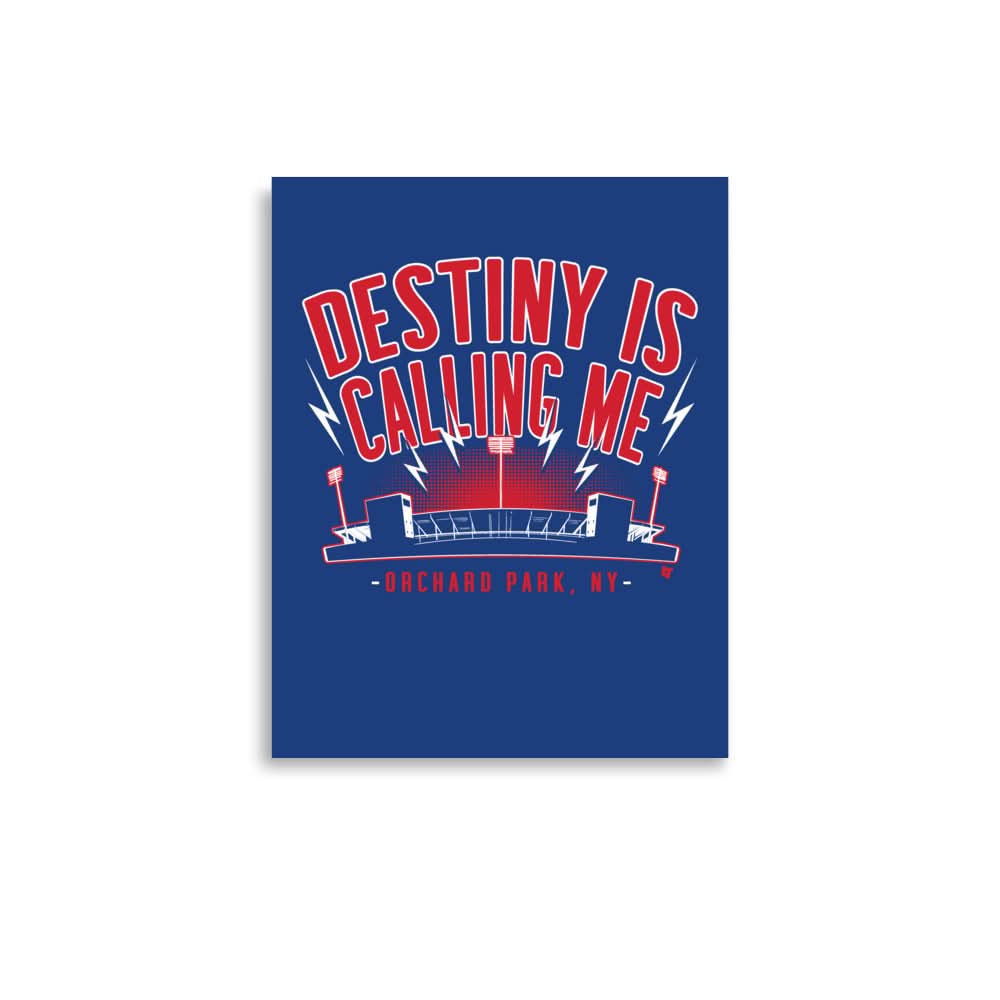 Buffalo Football: Destiny is Calling Me Art Print 1