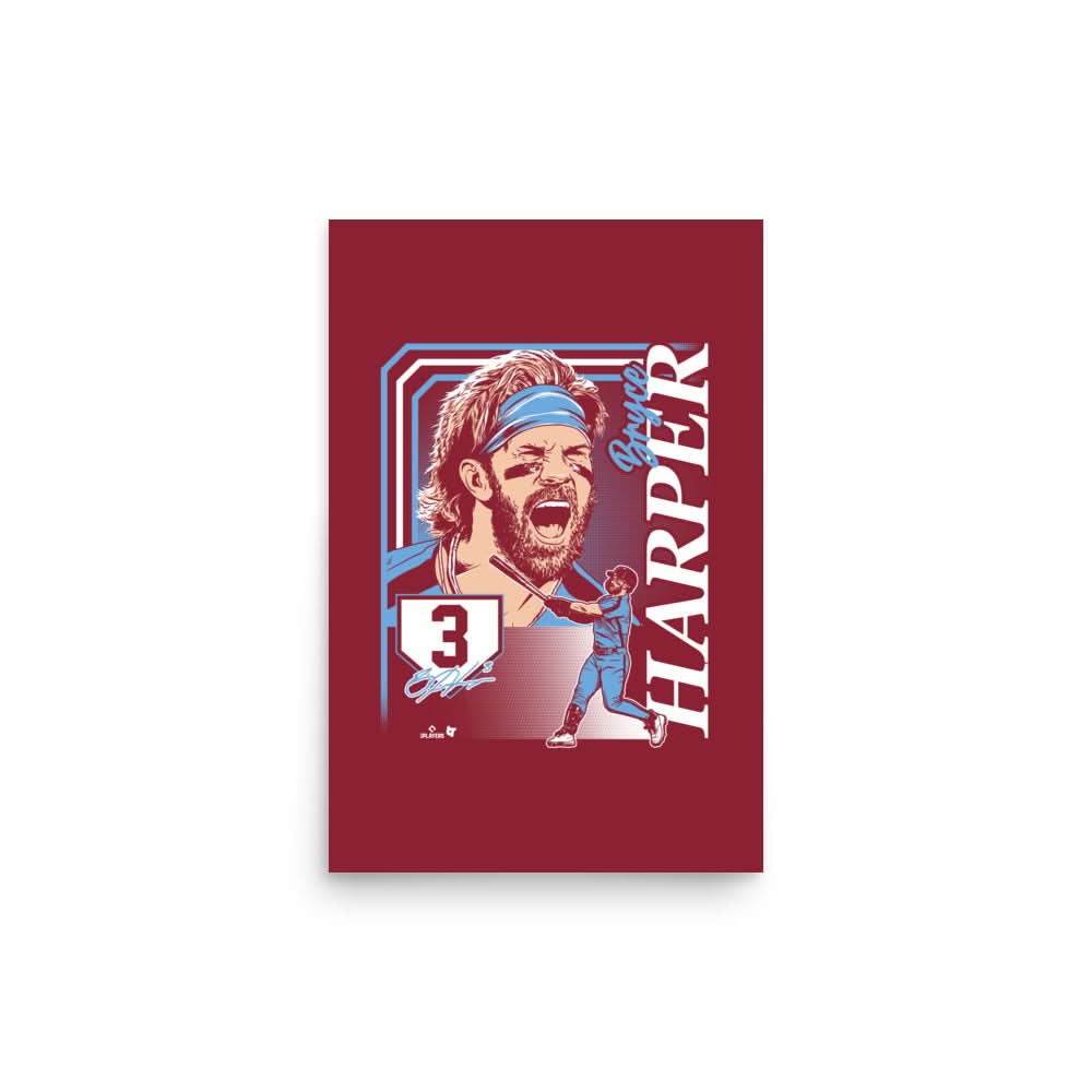Bryce Harper: Collage Frame Art Print 2